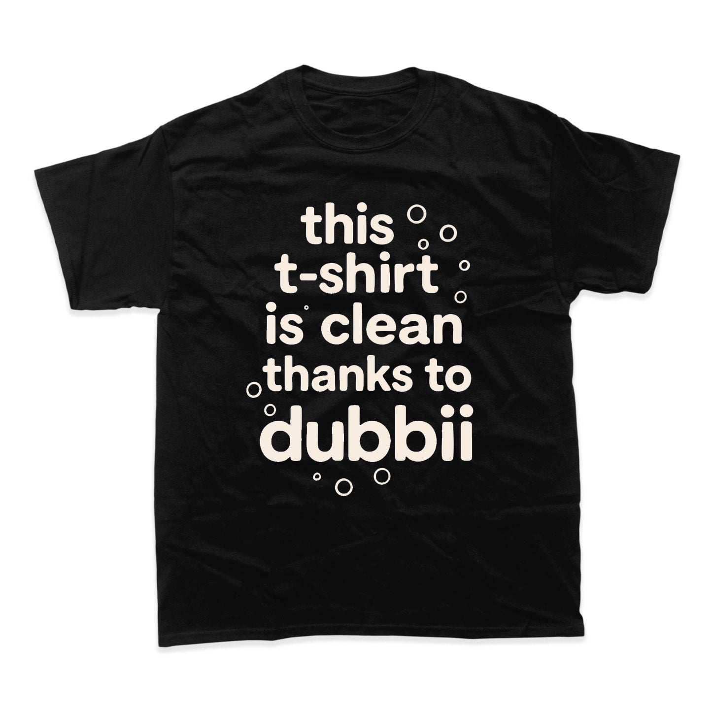 DUBBII - CLEAN T-SHIRT (BLACK)