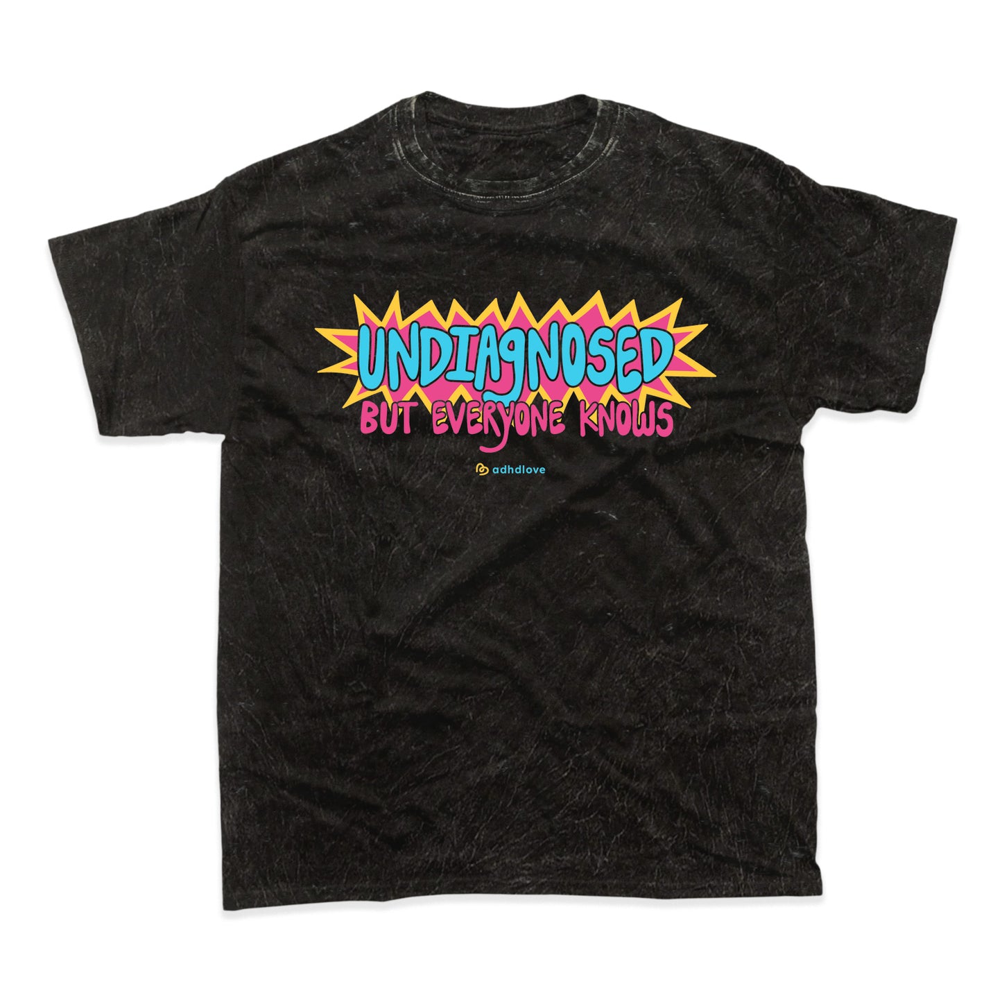 UNDIAGNOSED T-SHIRT (ACID BLACK)