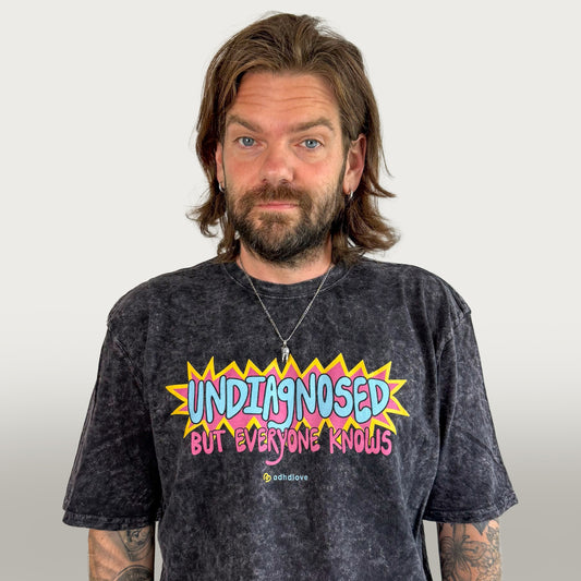 UNDIAGNOSED T-SHIRT (ACID BLACK)