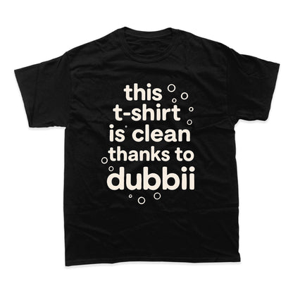 DUBBII - CLEAN T-SHIRT (BLACK)