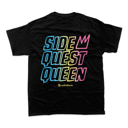 SIDE QUEST QUEEN T-SHIRT (BLACK)