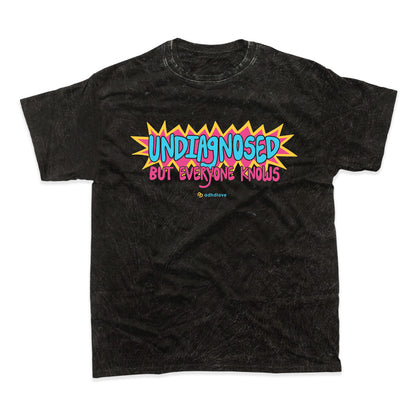 UNDIAGNOSED T-SHIRT (ACID BLACK)